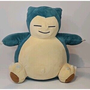 Pokémon 10" Snorlax Sleeping Sitting Soft Plush 2018 WCT Wicked Cool Toys